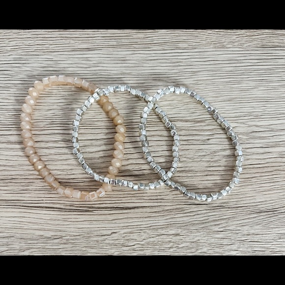 Set of 3 Beaded Bracelets - Picture 1 of 2